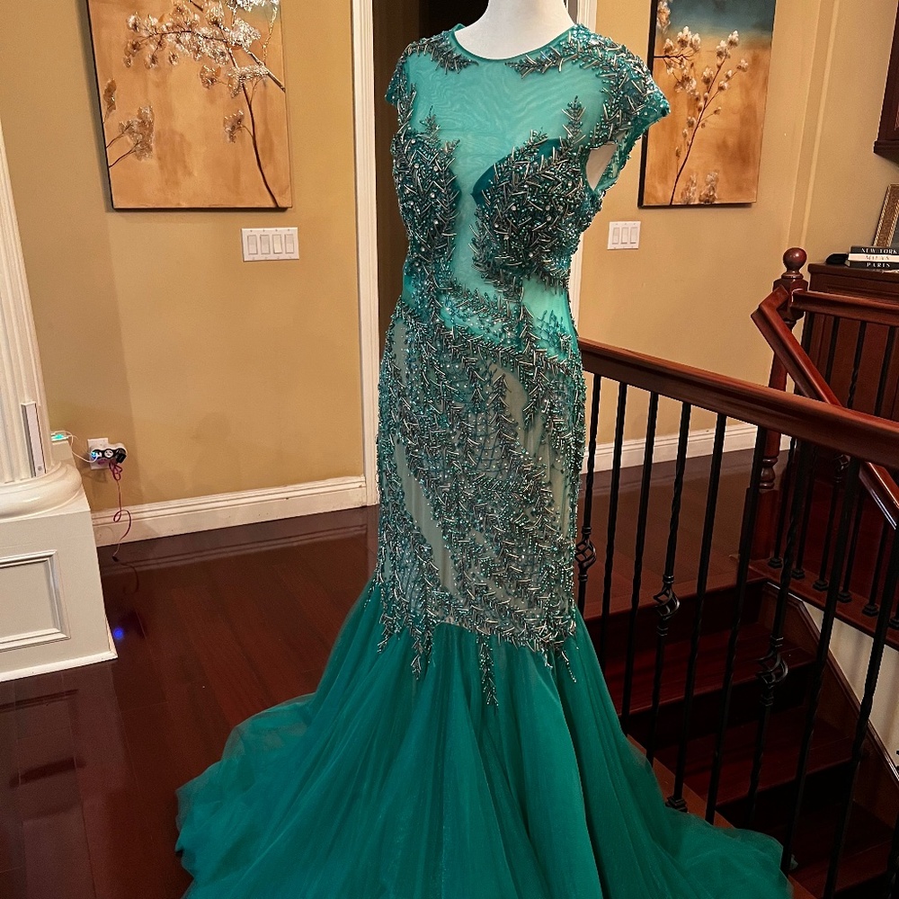 Green Terani Mermaid Gown